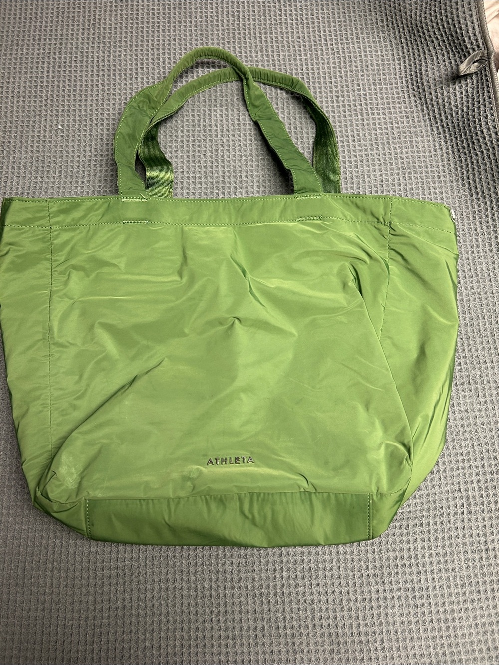 Athleta Lime Green Lightweight Tote